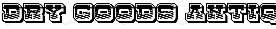 Dry Goods Antique JL字体转换